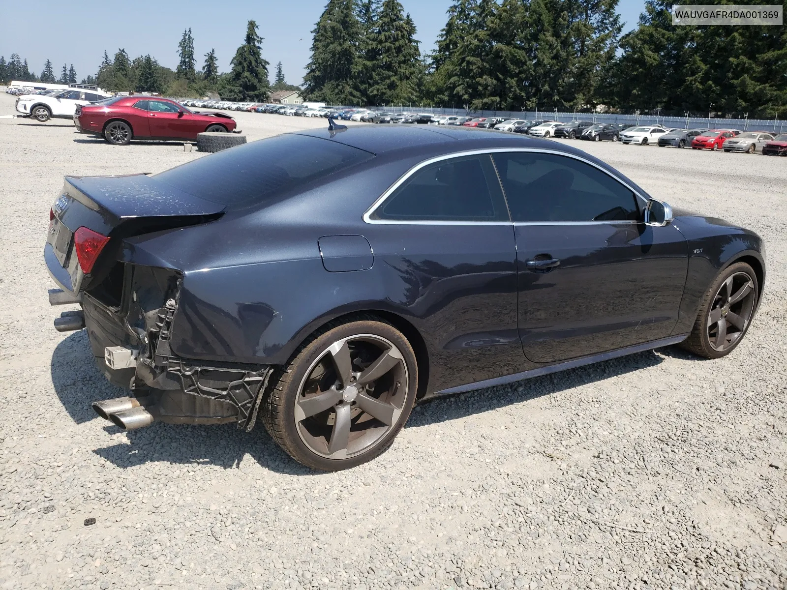 2013 Audi S5 Prestige VIN: WAUVGAFR4DA001369 Lot: 66587574