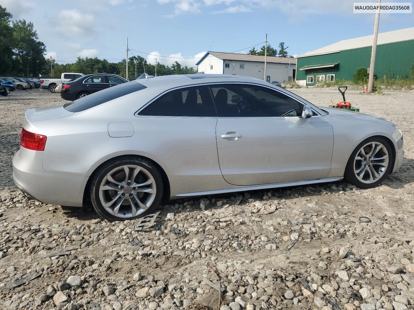 2013 Audi S5 Premium Plus VIN: WAUGGAFR0DA035608 Lot: 68240614