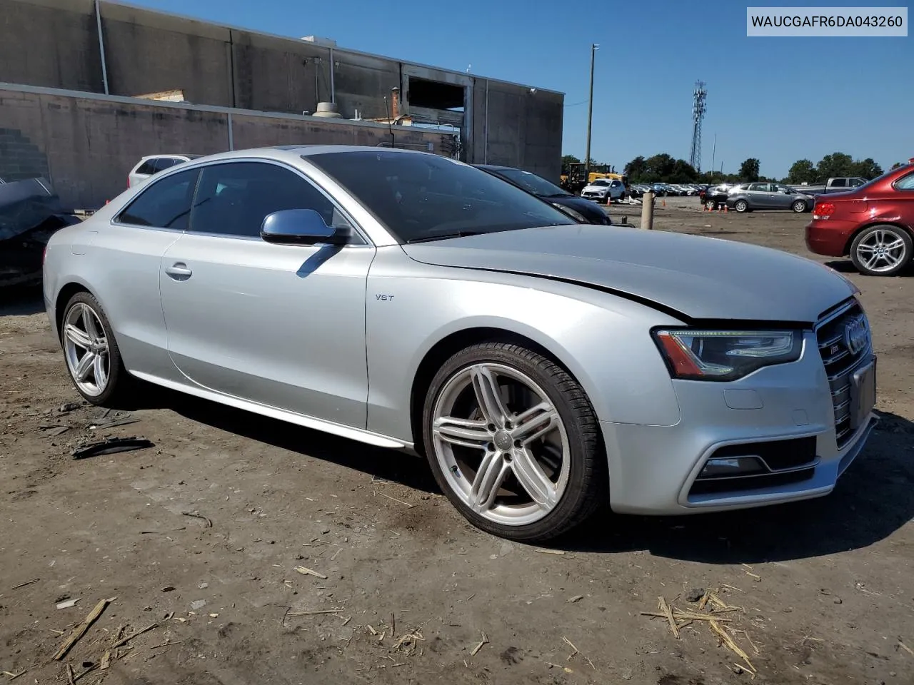 2013 Audi S5 Premium Plus VIN: WAUCGAFR6DA043260 Lot: 70836144