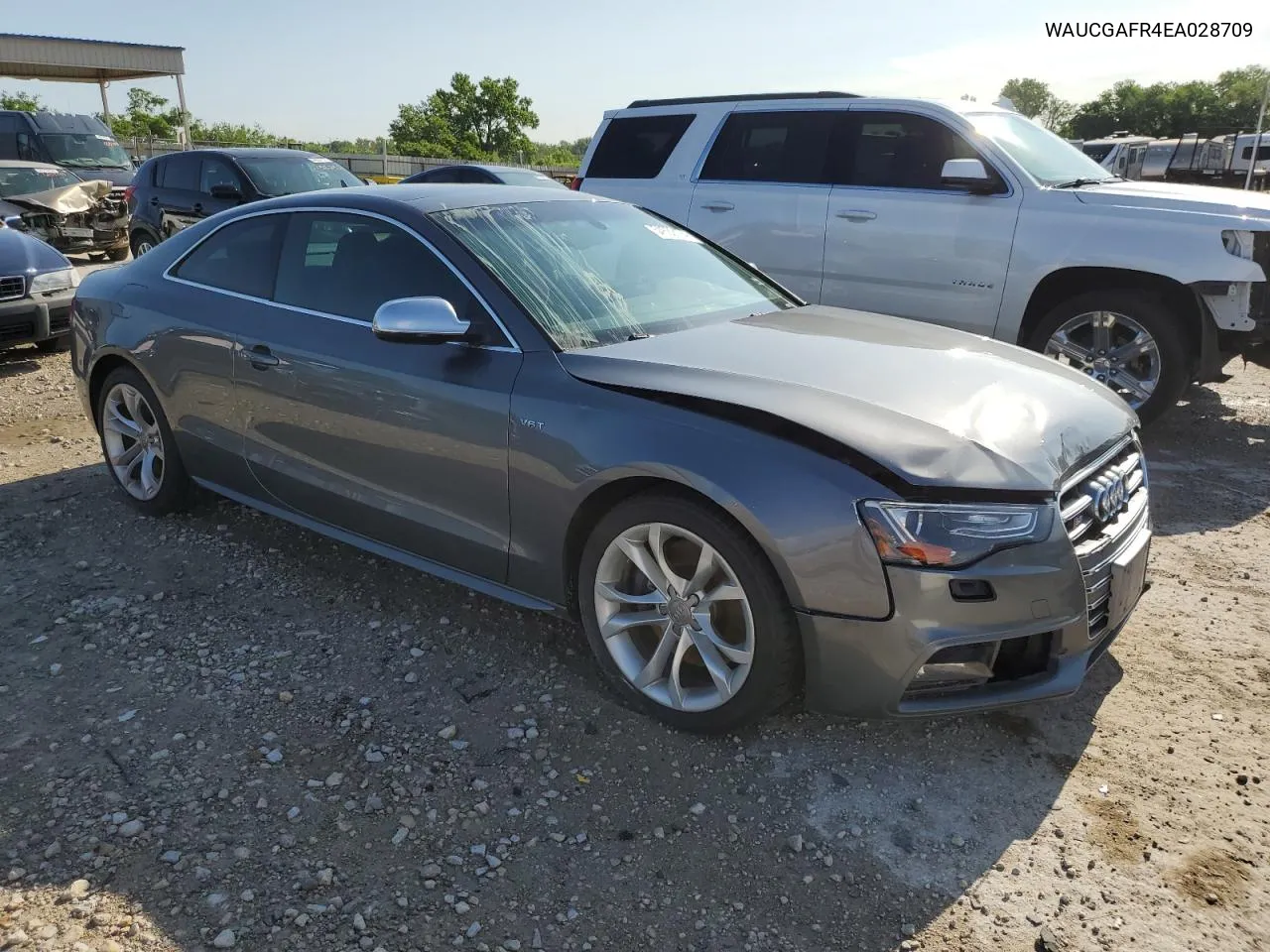 2014 Audi S5 Premium Plus VIN: WAUCGAFR4EA028709 Lot: 54632174