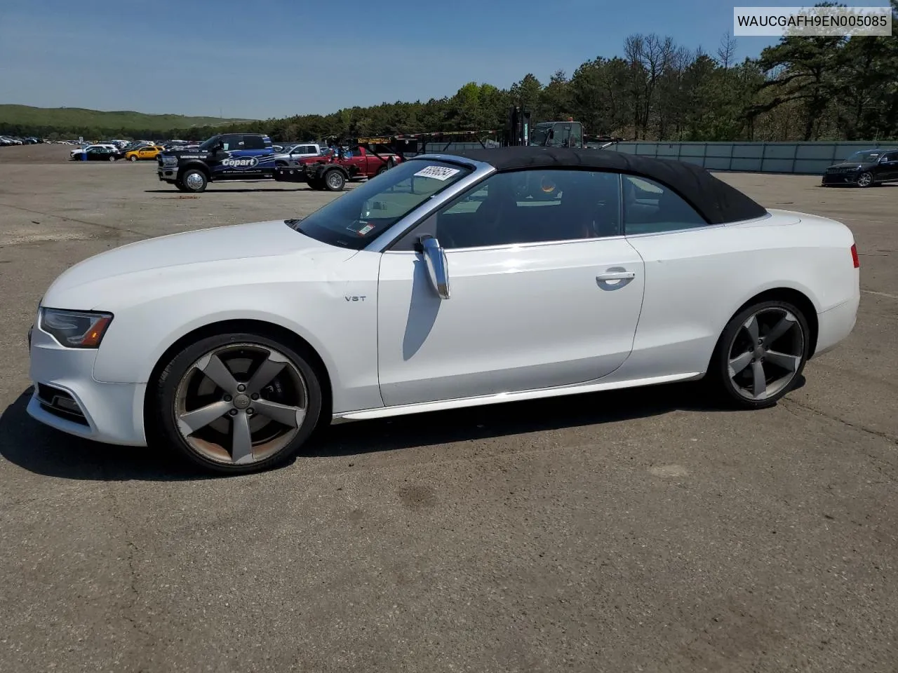 WAUCGAFH9EN005085 2014 Audi S5 Premium Plus