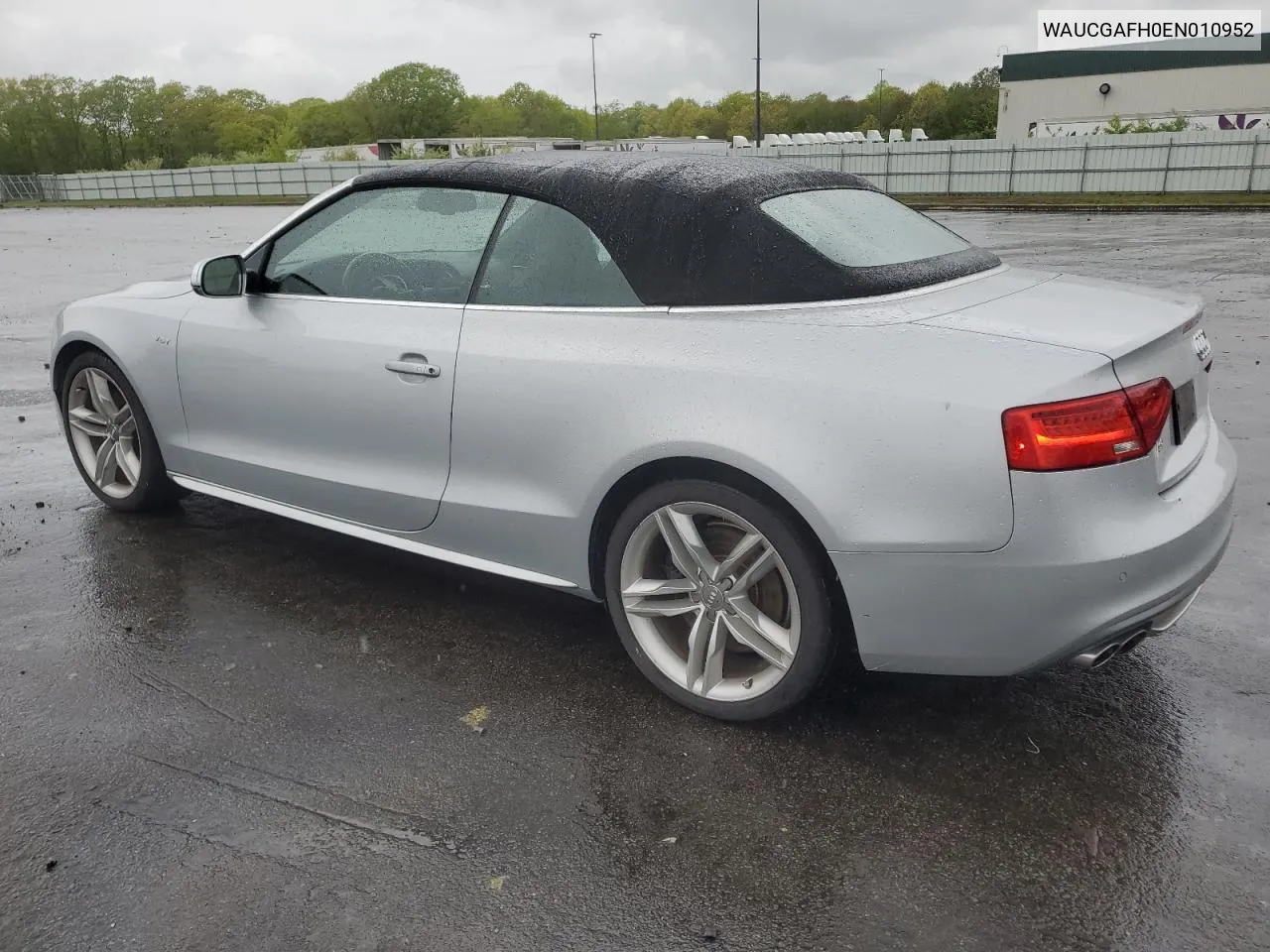 2014 Audi S5 Premium Plus VIN: WAUCGAFH0EN010952 Lot: 55177554