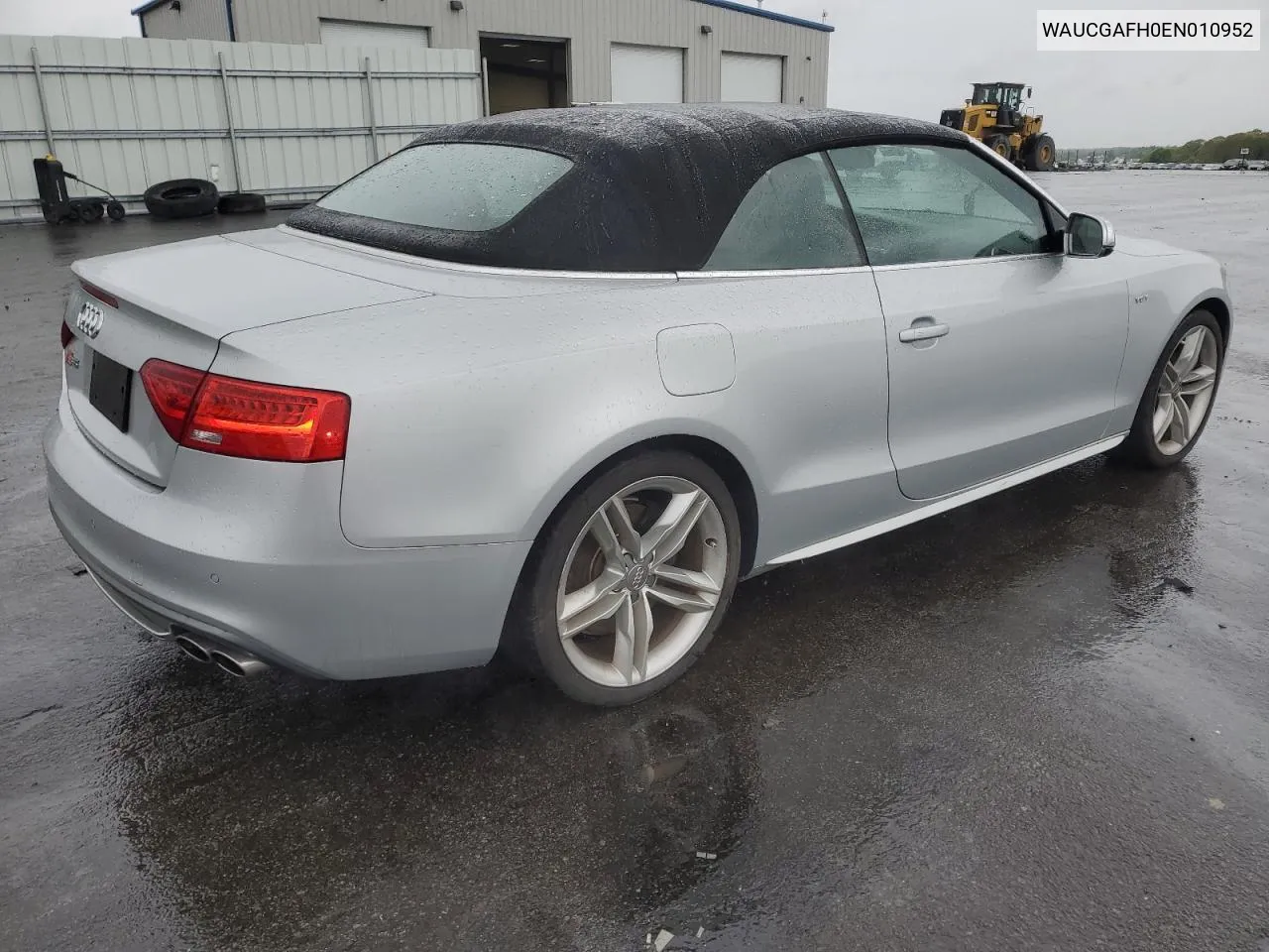 2014 Audi S5 Premium Plus VIN: WAUCGAFH0EN010952 Lot: 55177554