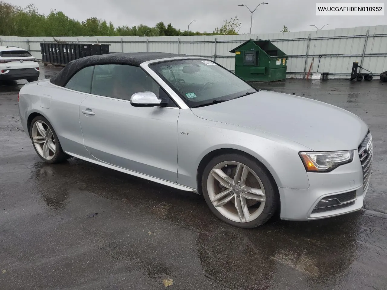 2014 Audi S5 Premium Plus VIN: WAUCGAFH0EN010952 Lot: 55177554