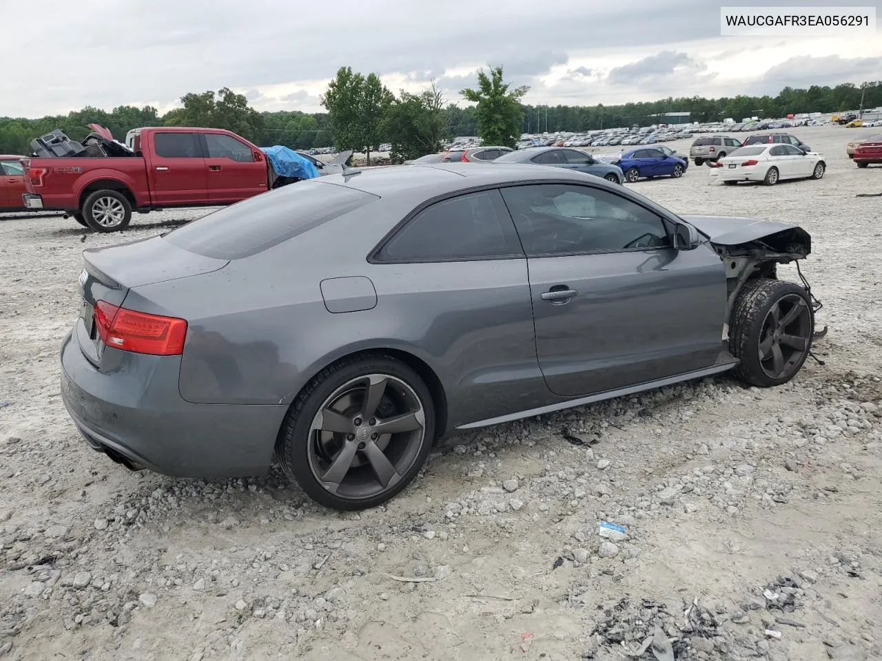 2014 Audi S5 Premium Plus VIN: WAUCGAFR3EA056291 Lot: 55313504