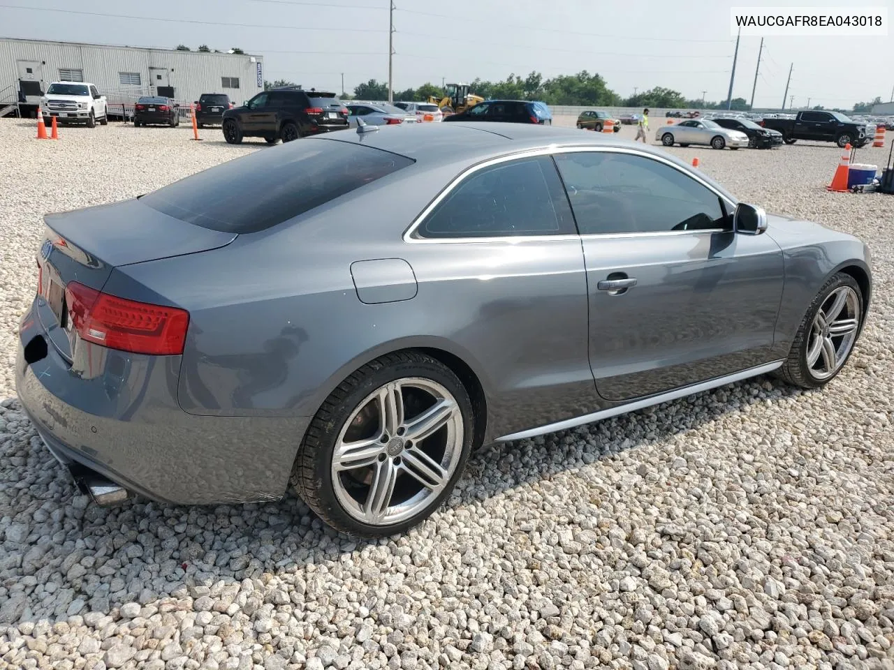 2014 Audi S5 Premium Plus VIN: WAUCGAFR8EA043018 Lot: 55471404