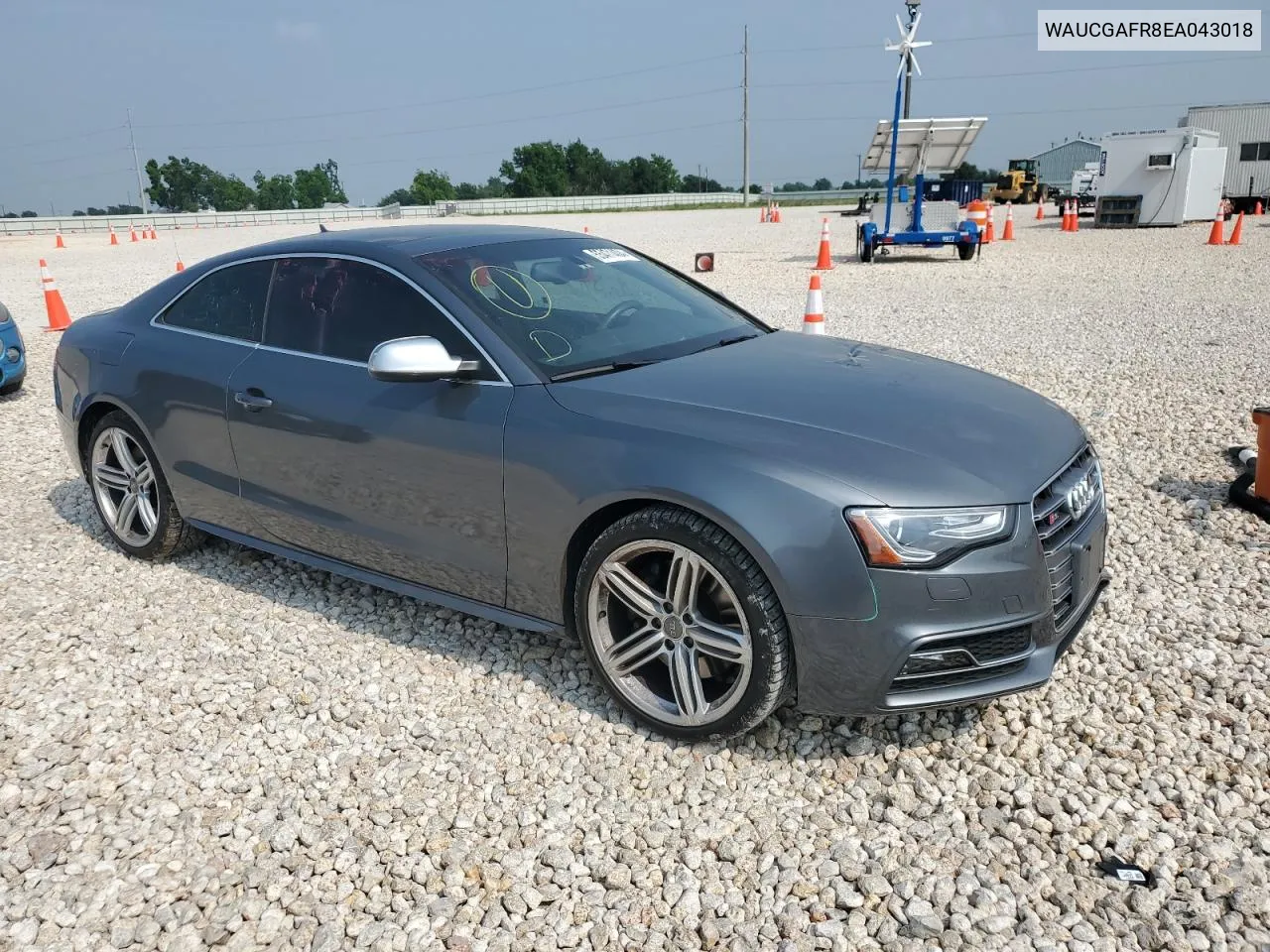 2014 Audi S5 Premium Plus VIN: WAUCGAFR8EA043018 Lot: 55471404