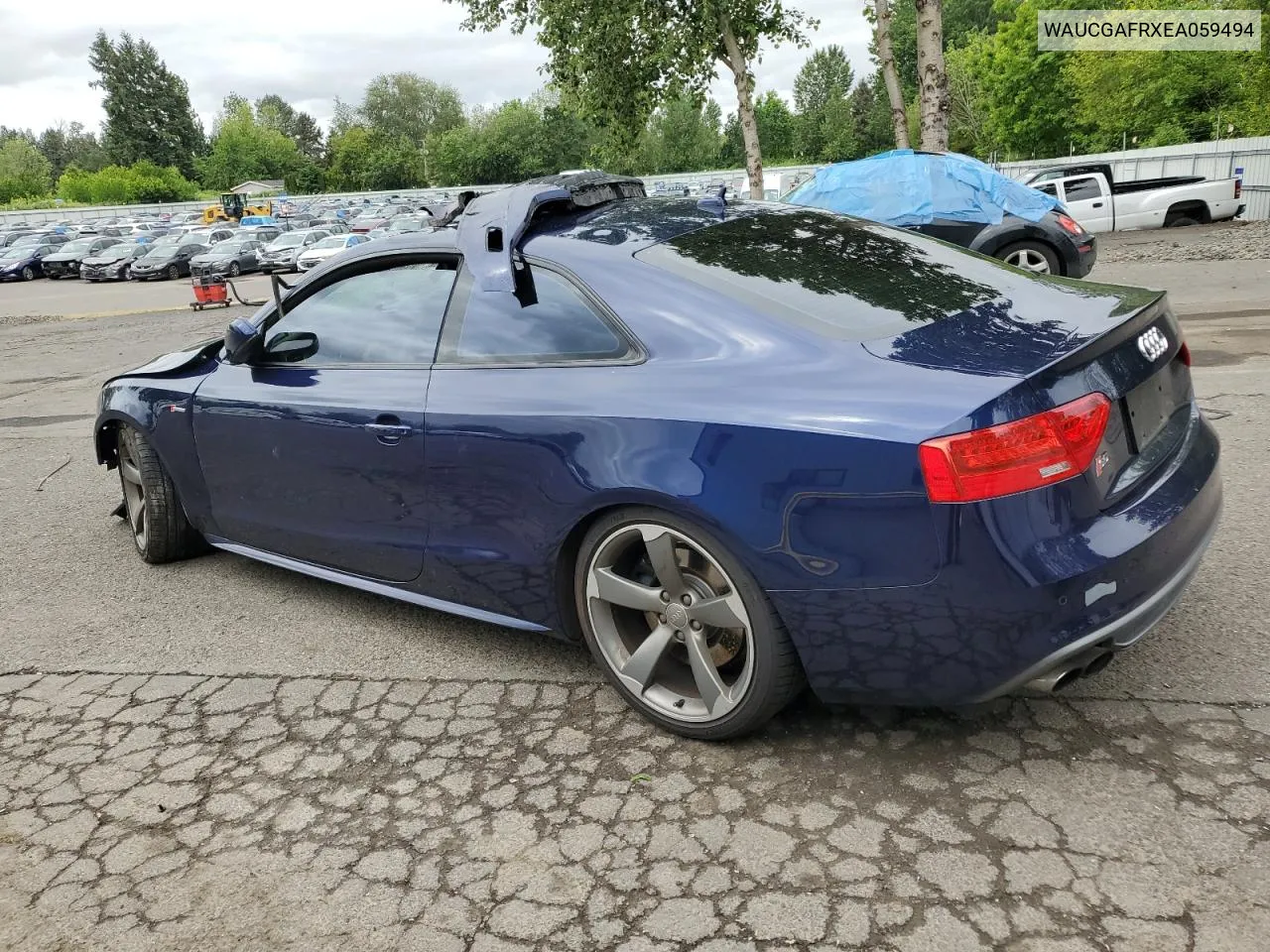 WAUCGAFRXEA059494 2014 Audi S5 Premium Plus