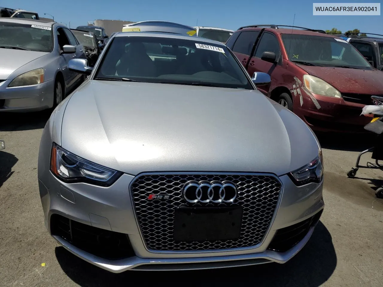 2014 Audi Rs5 VIN: WUAC6AFR3EA902041 Lot: 58321714