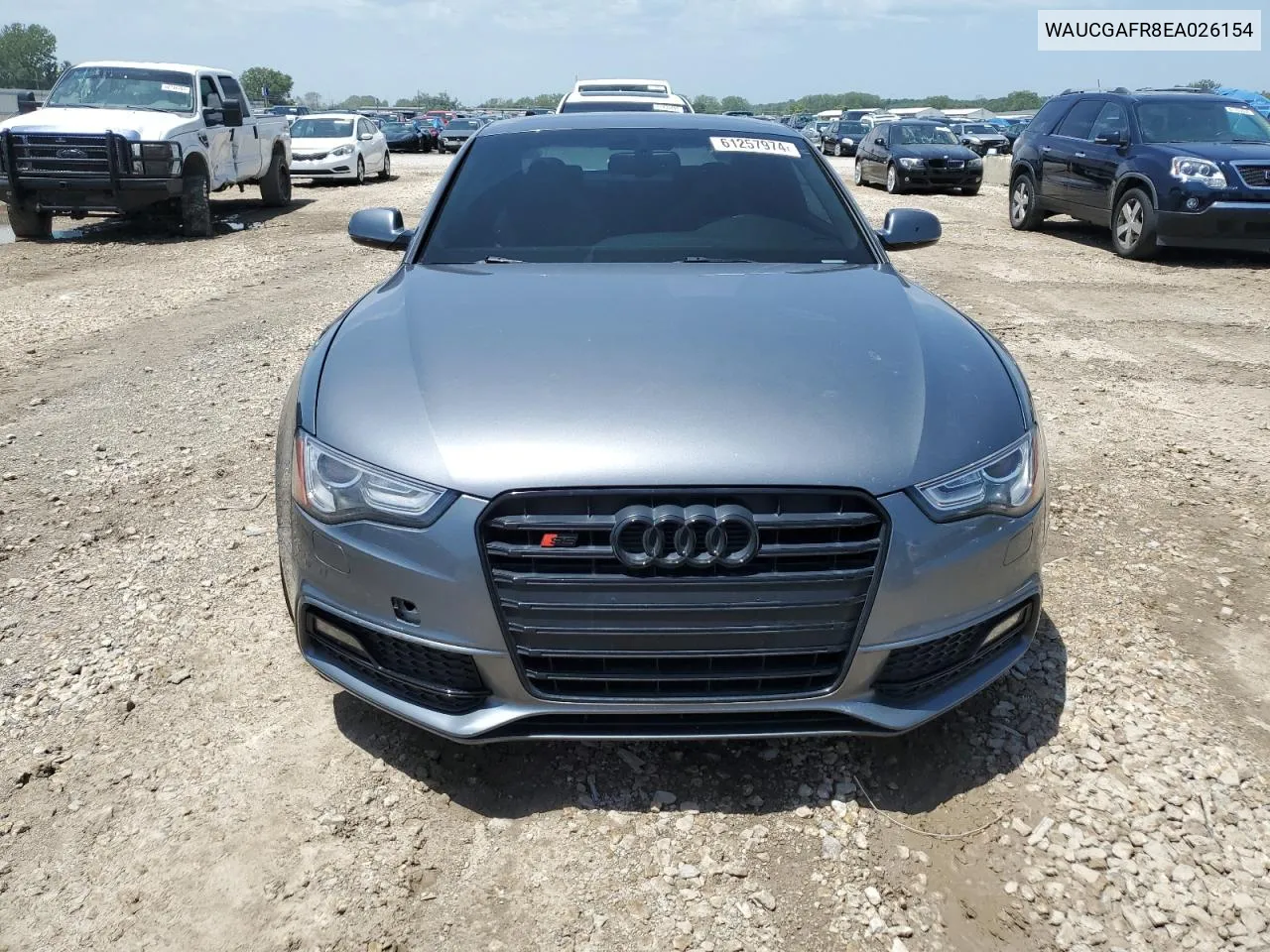 2014 Audi S5 Premium Plus VIN: WAUCGAFR8EA026154 Lot: 61257974