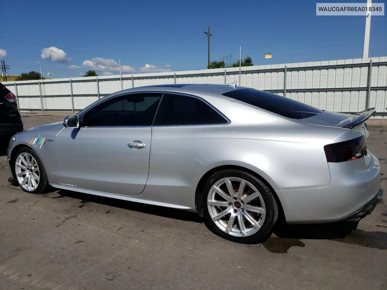 2014 Audi S5 Premium Plus VIN: WAUCGAFR8EA018345 Lot: 62070264