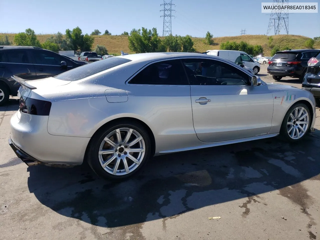 2014 Audi S5 Premium Plus VIN: WAUCGAFR8EA018345 Lot: 62070264