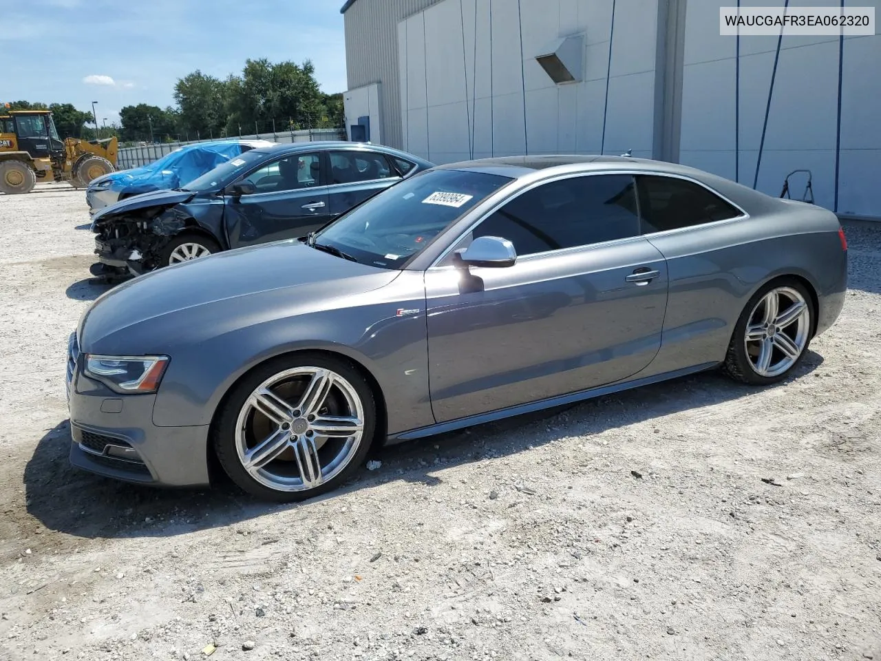 2014 Audi S5 Premium Plus VIN: WAUCGAFR3EA062320 Lot: 62890964