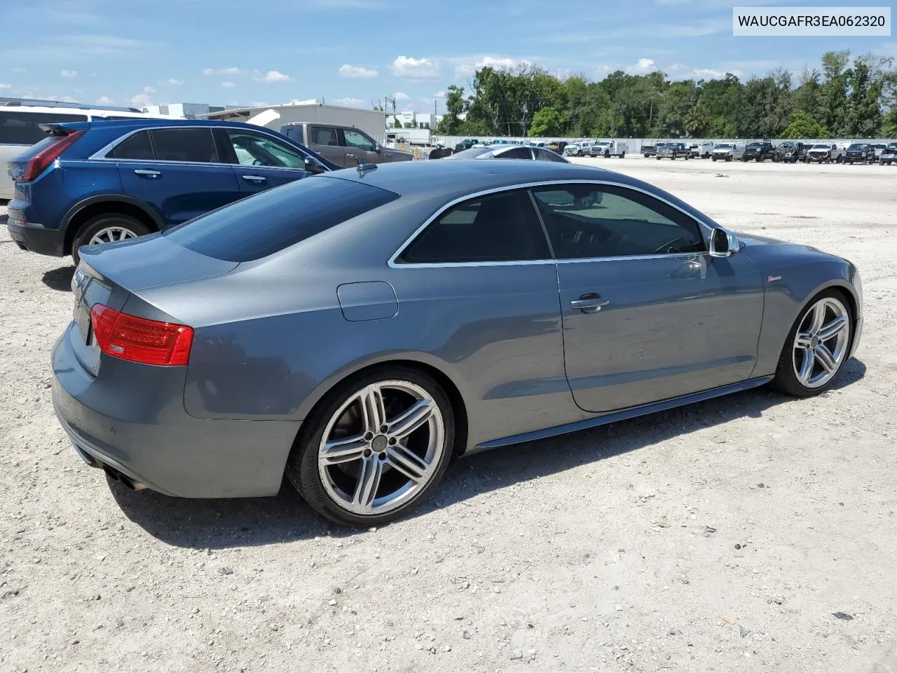 2014 Audi S5 Premium Plus VIN: WAUCGAFR3EA062320 Lot: 62890964