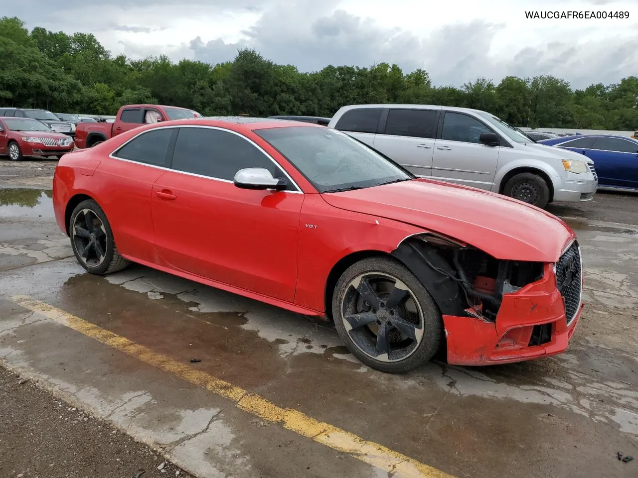 WAUCGAFR6EA004489 2014 Audi S5 Premium Plus