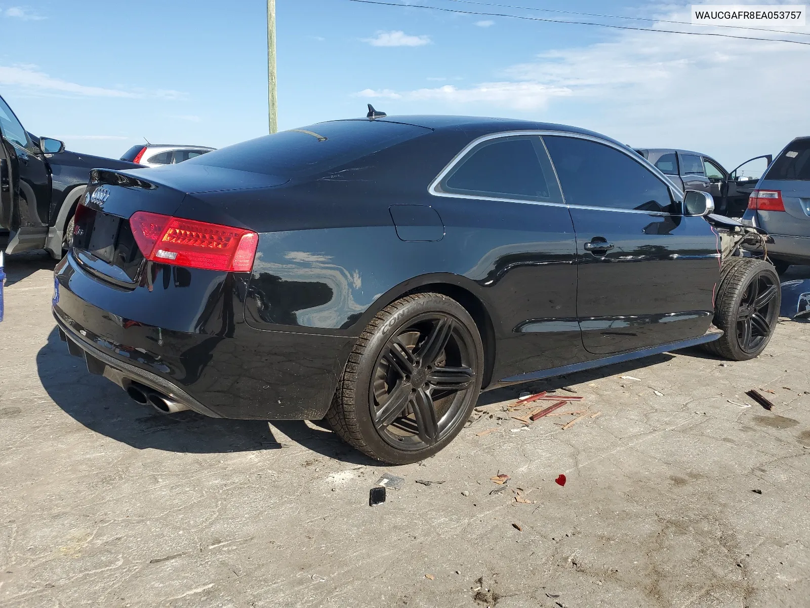 2014 Audi S5 Premium Plus VIN: WAUCGAFR8EA053757 Lot: 67725284