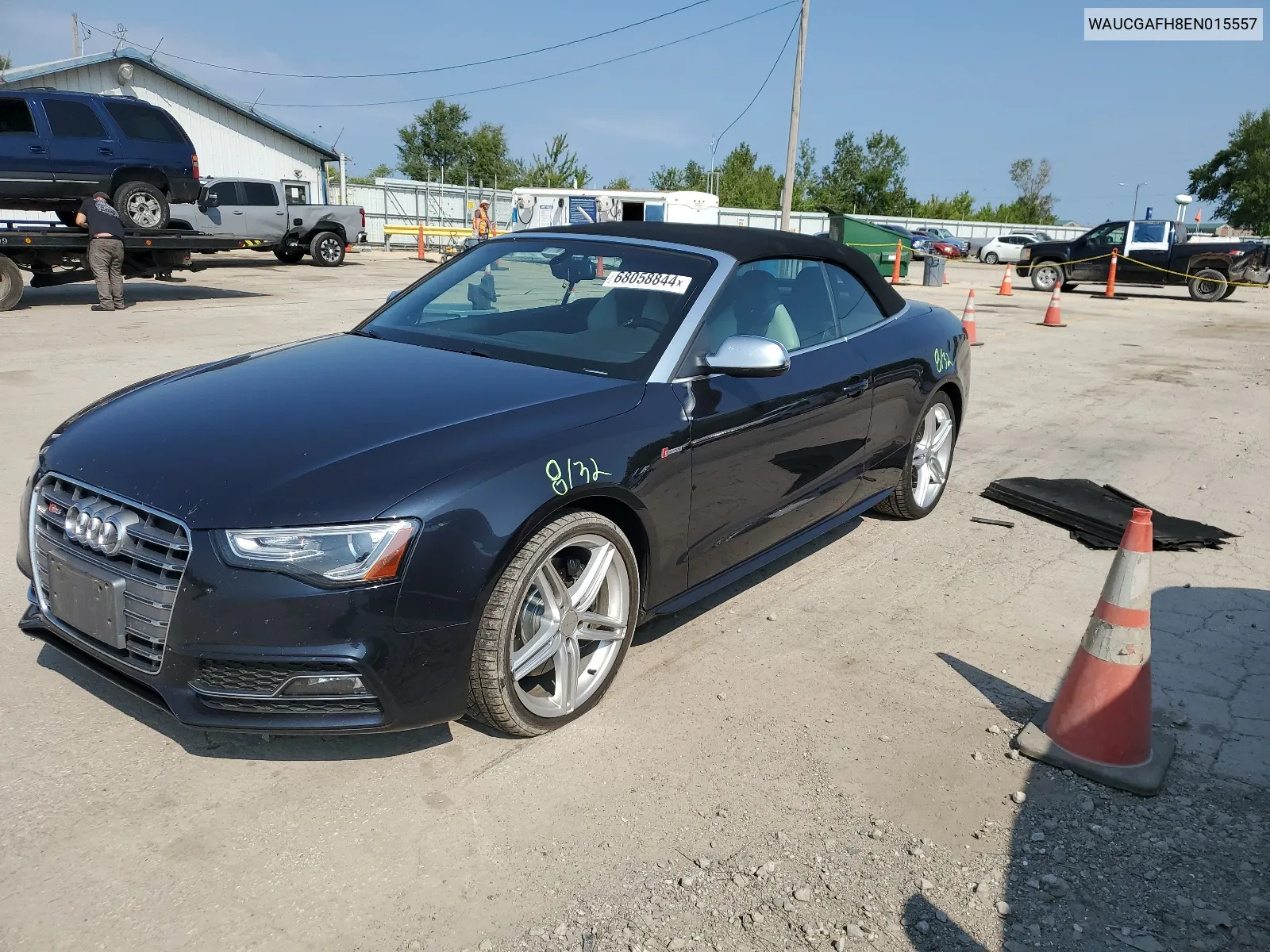 2014 Audi S5 Premium Plus VIN: WAUCGAFH8EN015557 Lot: 68058844