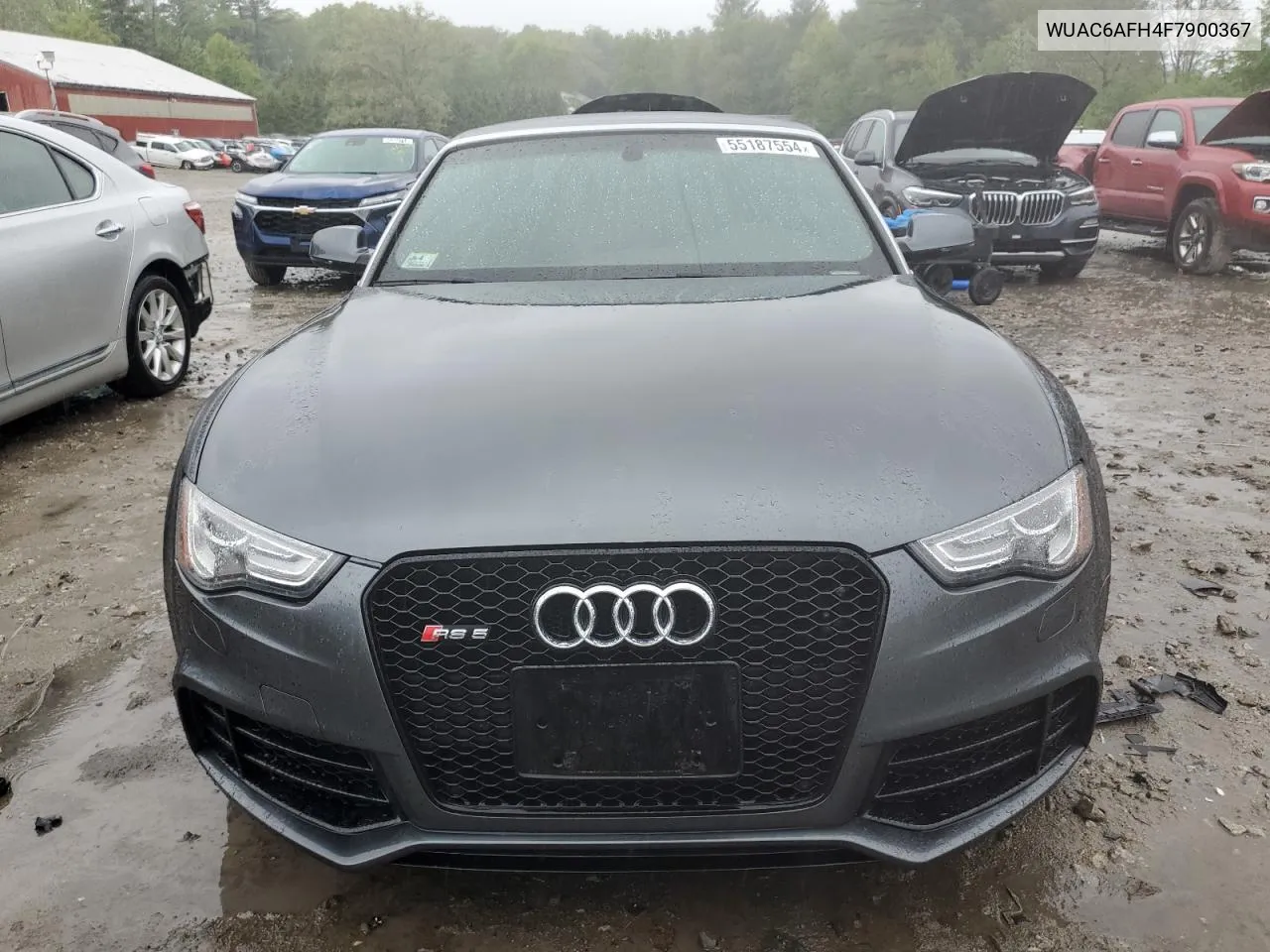 2015 Audi Rs5 VIN: WUAC6AFH4F7900367 Lot: 55187554