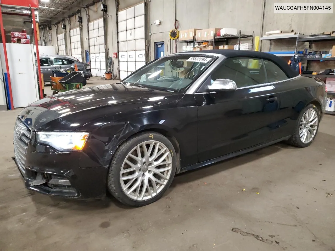 WAUCGAFH5FN004145 2015 Audi S5 Premium Plus