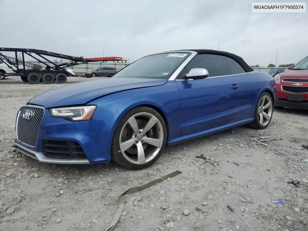 2015 Audi Rs5 VIN: WUAC6AFH1F7900374 Lot: 57111974