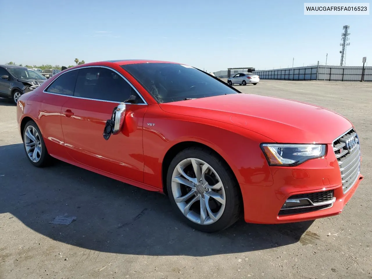 2015 Audi S5 Premium Plus VIN: WAUCGAFR5FA016523 Lot: 60222274