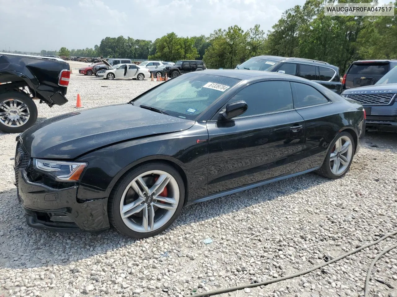 2015 Audi S5 Premium Plus VIN: WAUCGAFR0FA047517 Lot: 61339784