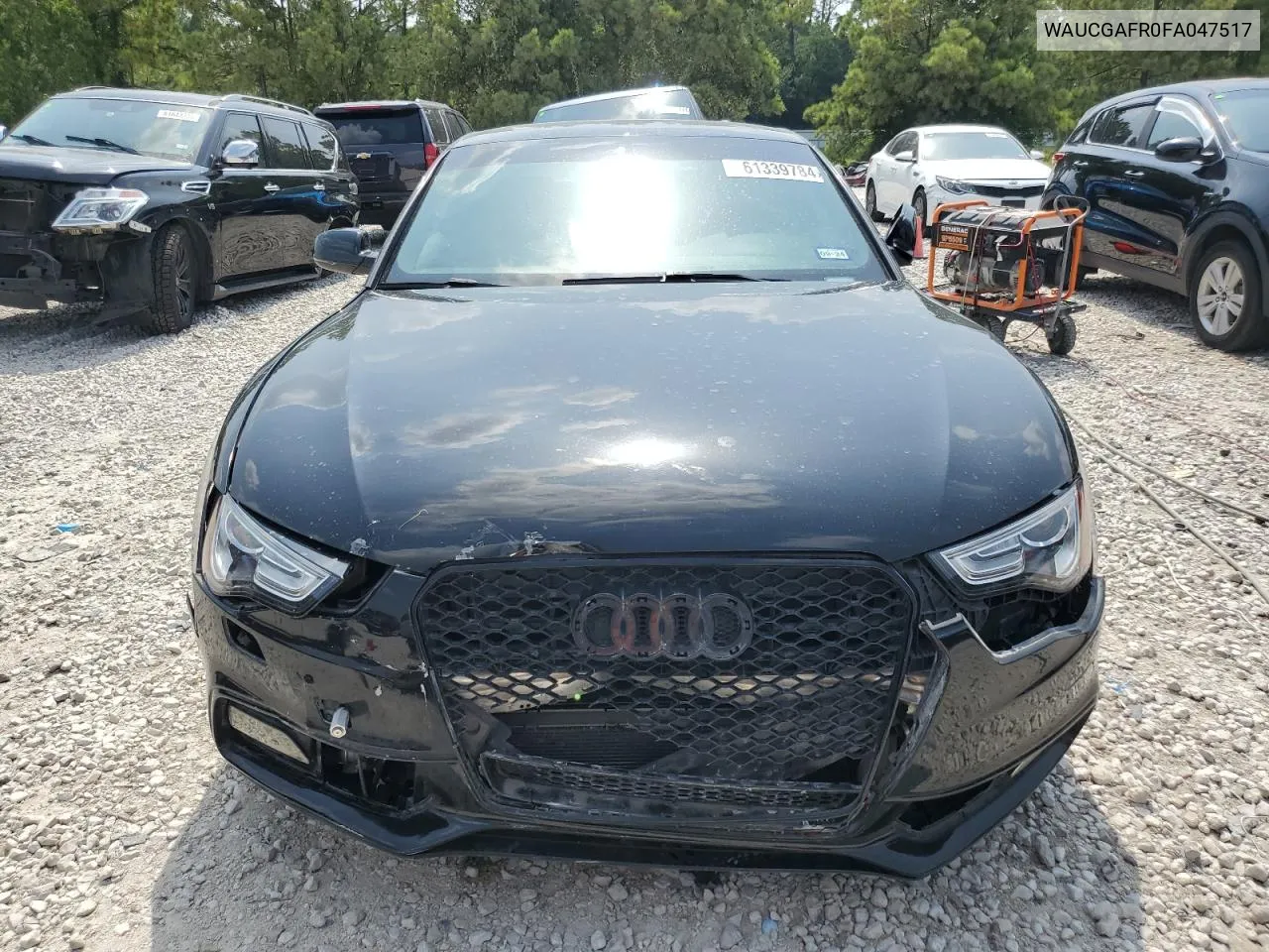 2015 Audi S5 Premium Plus VIN: WAUCGAFR0FA047517 Lot: 61339784