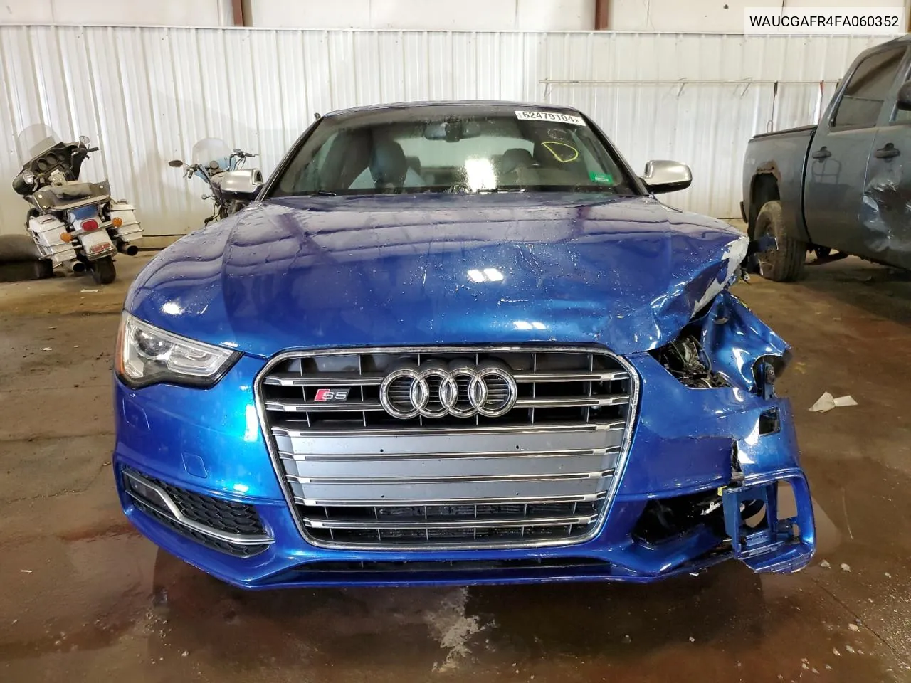 2015 Audi S5 Premium Plus VIN: WAUCGAFR4FA060352 Lot: 62479104