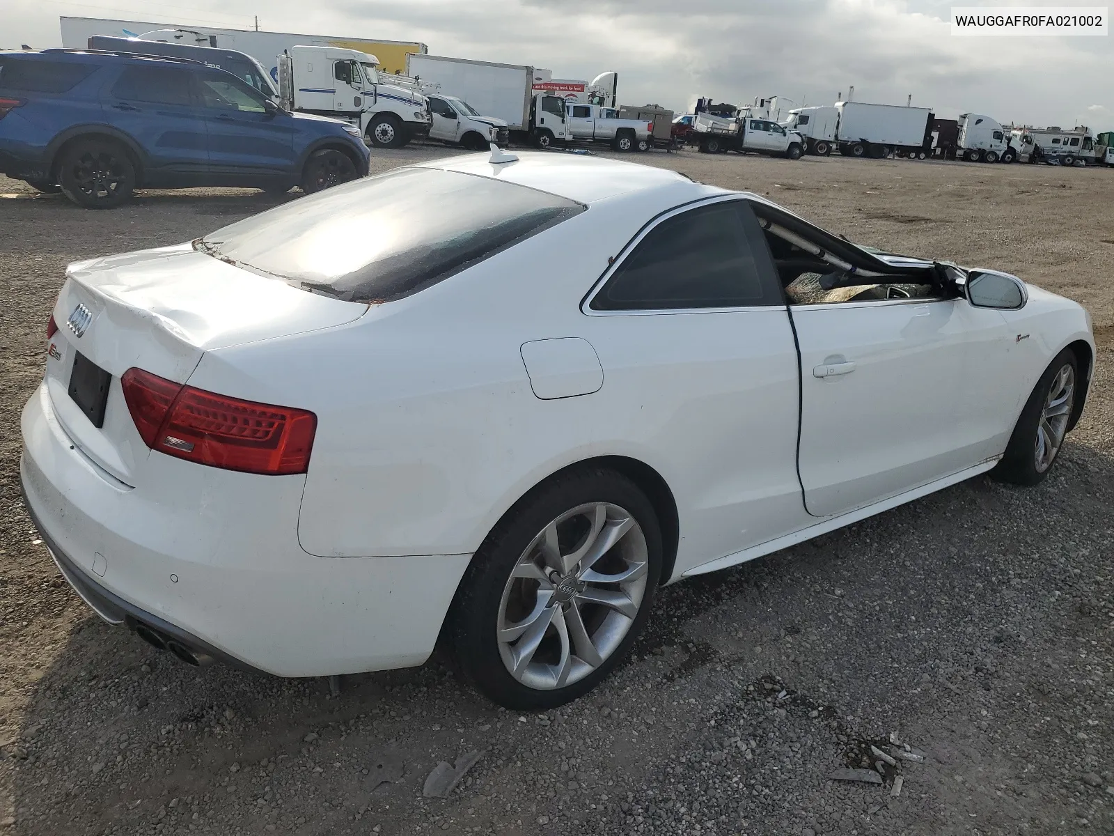 2015 Audi S5 Premium Plus VIN: WAUGGAFR0FA021002 Lot: 63308144