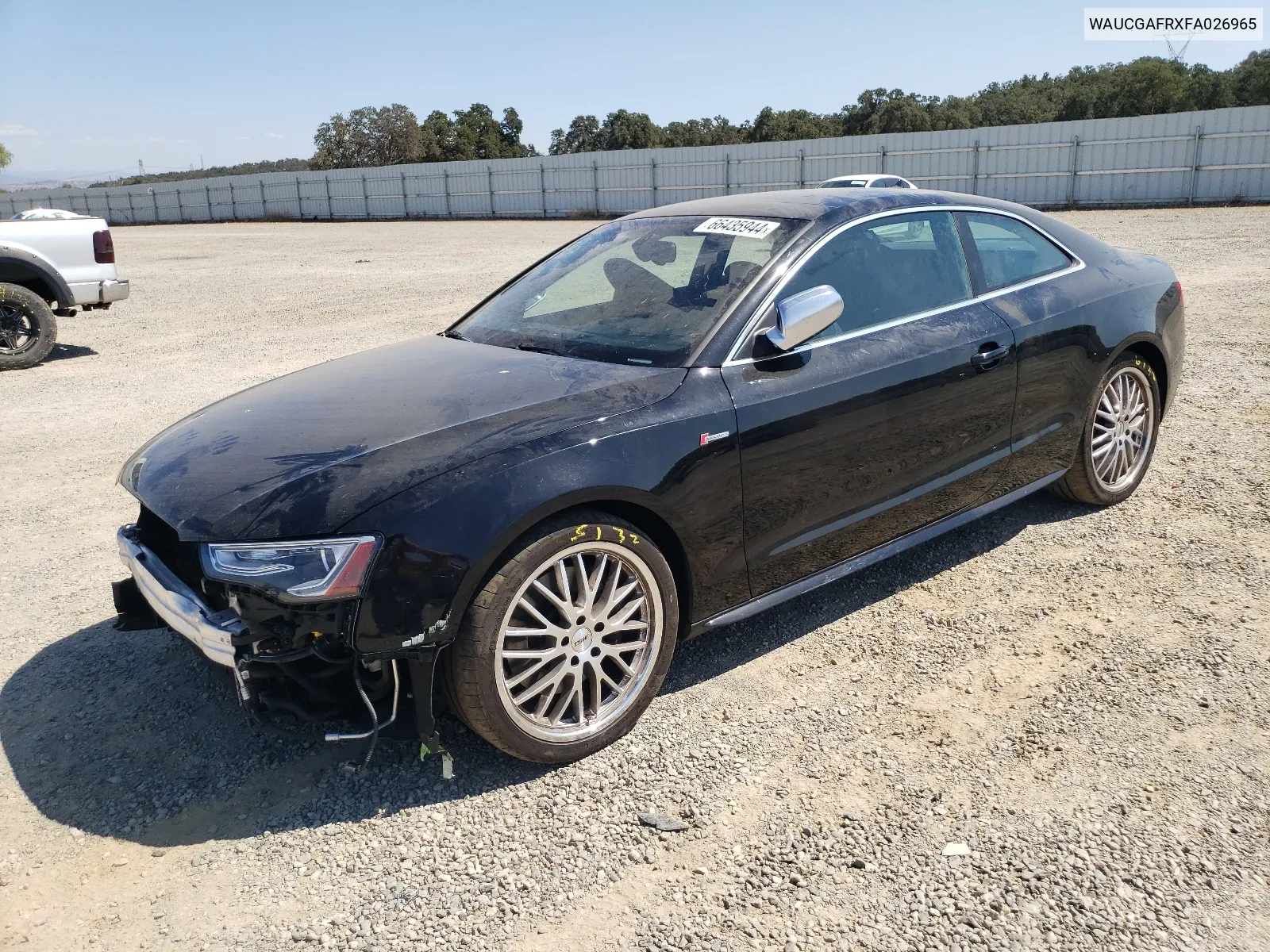 2015 Audi S5 Premium Plus VIN: WAUCGAFRXFA026965 Lot: 66435944