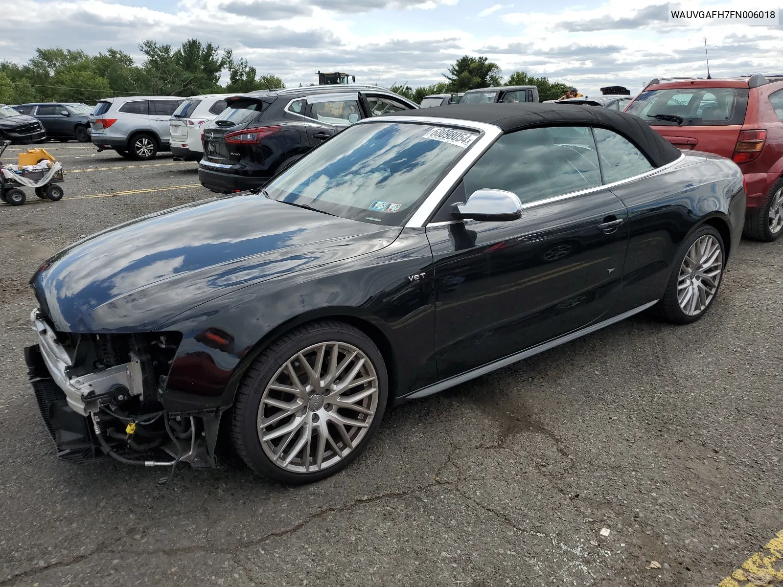 2015 Audi S5 Prestige VIN: WAUVGAFH7FN006018 Lot: 68098054