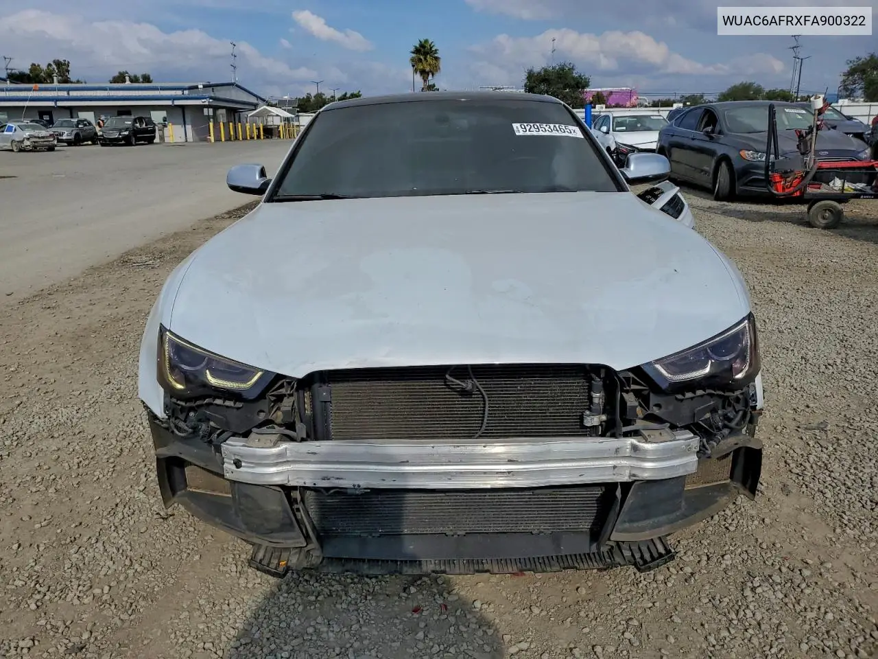 WUAC6AFRXFA900322 2015 Audi Rs5