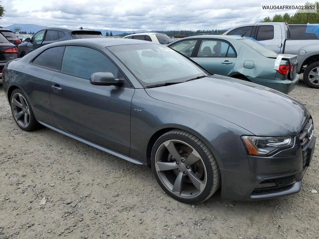 2016 Audi S5 Premium Plus VIN: WAUG4AFRXGA023852 Lot: 54077054