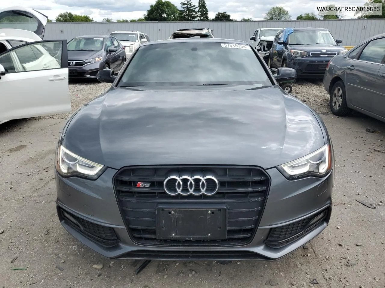 2016 Audi S5 Premium Plus VIN: WAUC4AFR5GA015883 Lot: 57610954