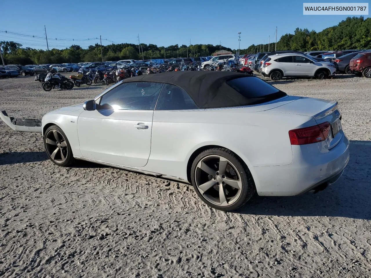 WAUC4AFH5GN001787 2016 Audi S5 Premium Plus