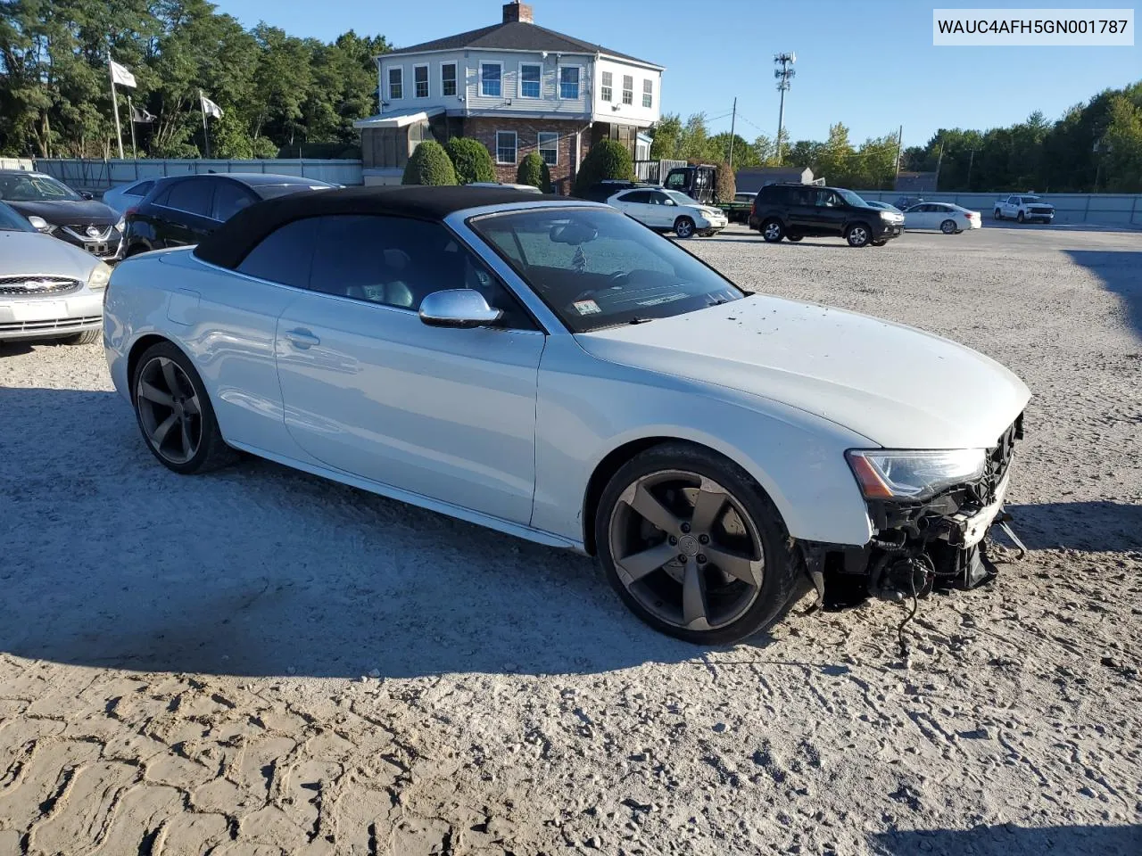 WAUC4AFH5GN001787 2016 Audi S5 Premium Plus