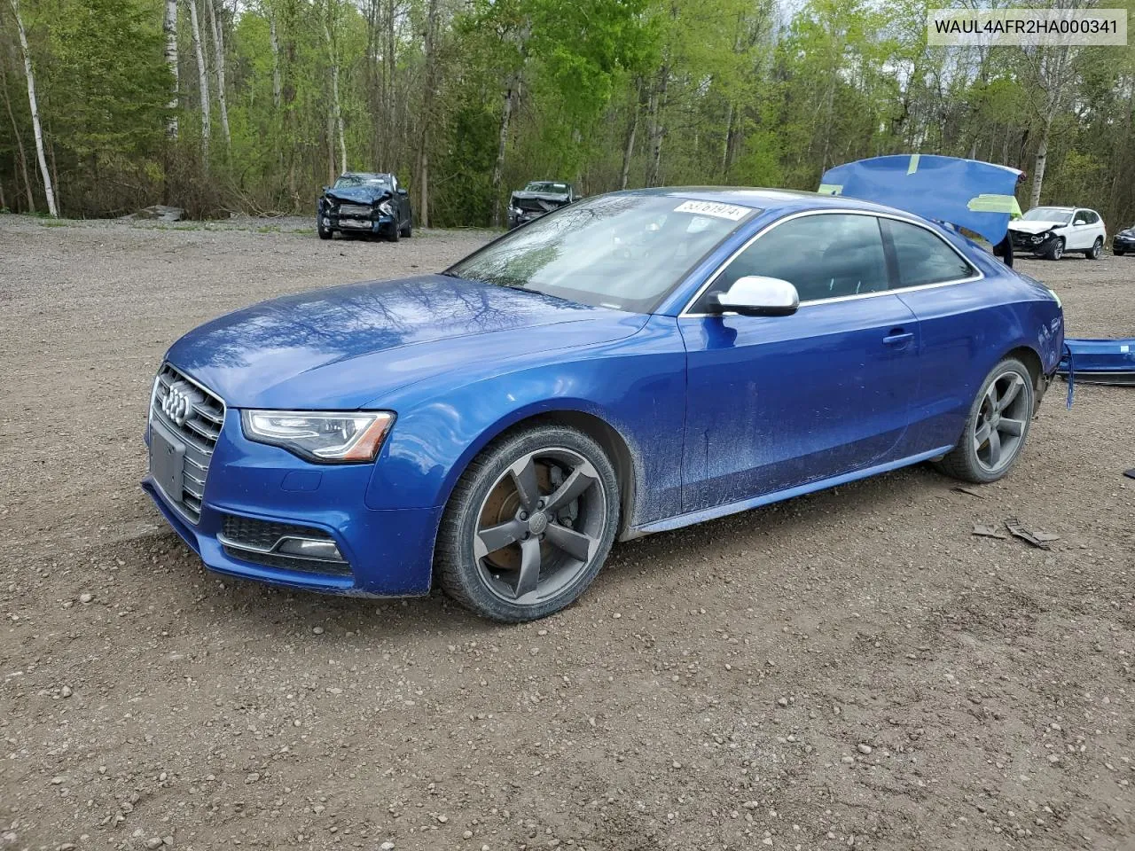 2017 Audi S5 Technik VIN: WAUL4AFR2HA000341 Lot: 53761974