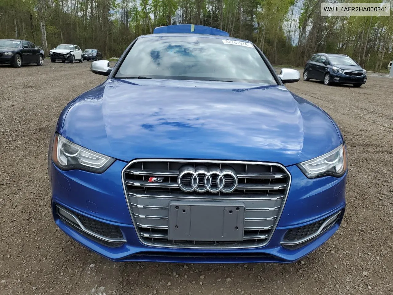 WAUL4AFR2HA000341 2017 Audi S5 Technik