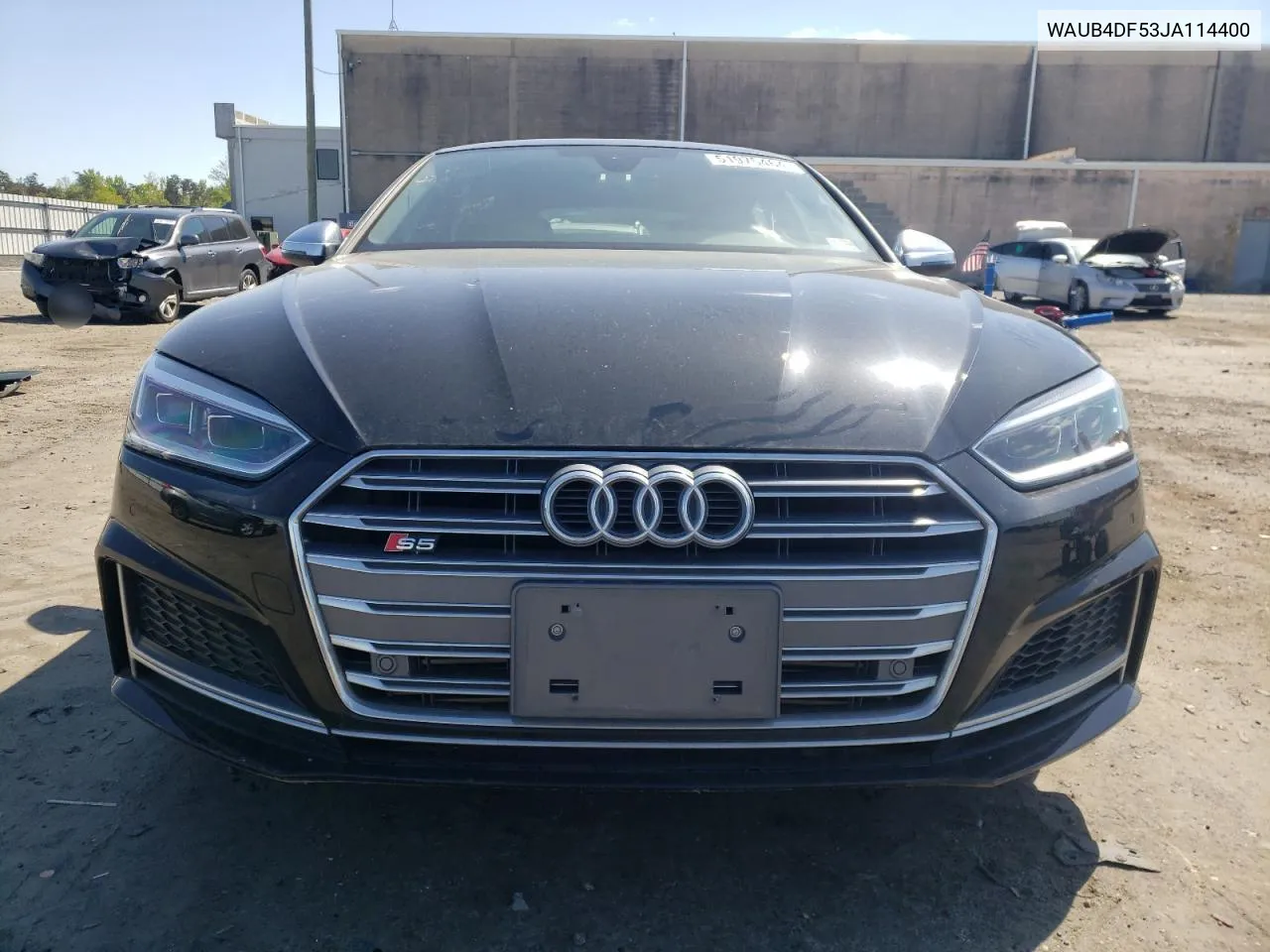 2018 Audi S5 Premium Plus VIN: WAUB4DF53JA114400 Lot: 51975464