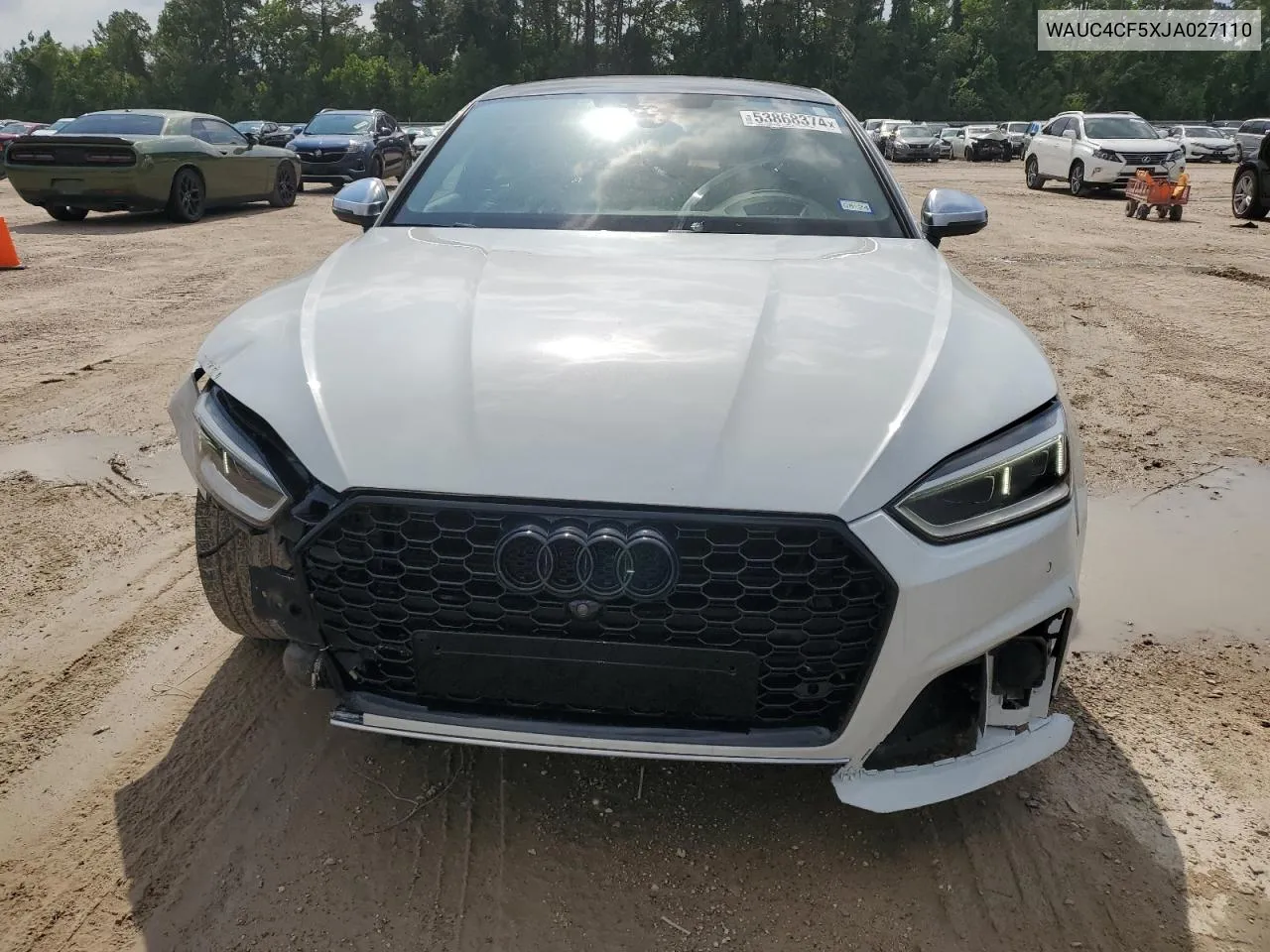 2018 Audi S5 Prestige VIN: WAUC4CF5XJA027110 Lot: 53868374