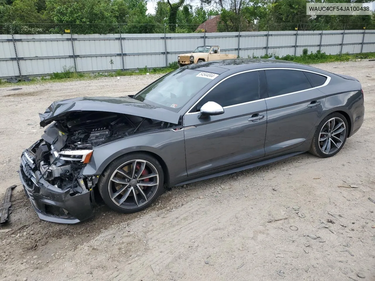 WAUC4CF54JA100438 2018 Audi S5 Prestige