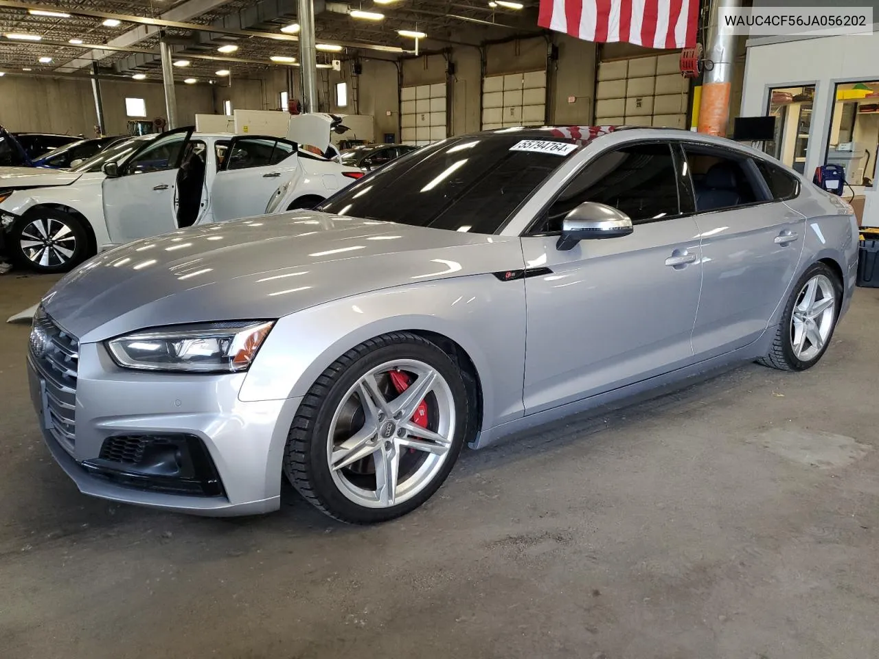 WAUC4CF56JA056202 2018 Audi S5 Prestige