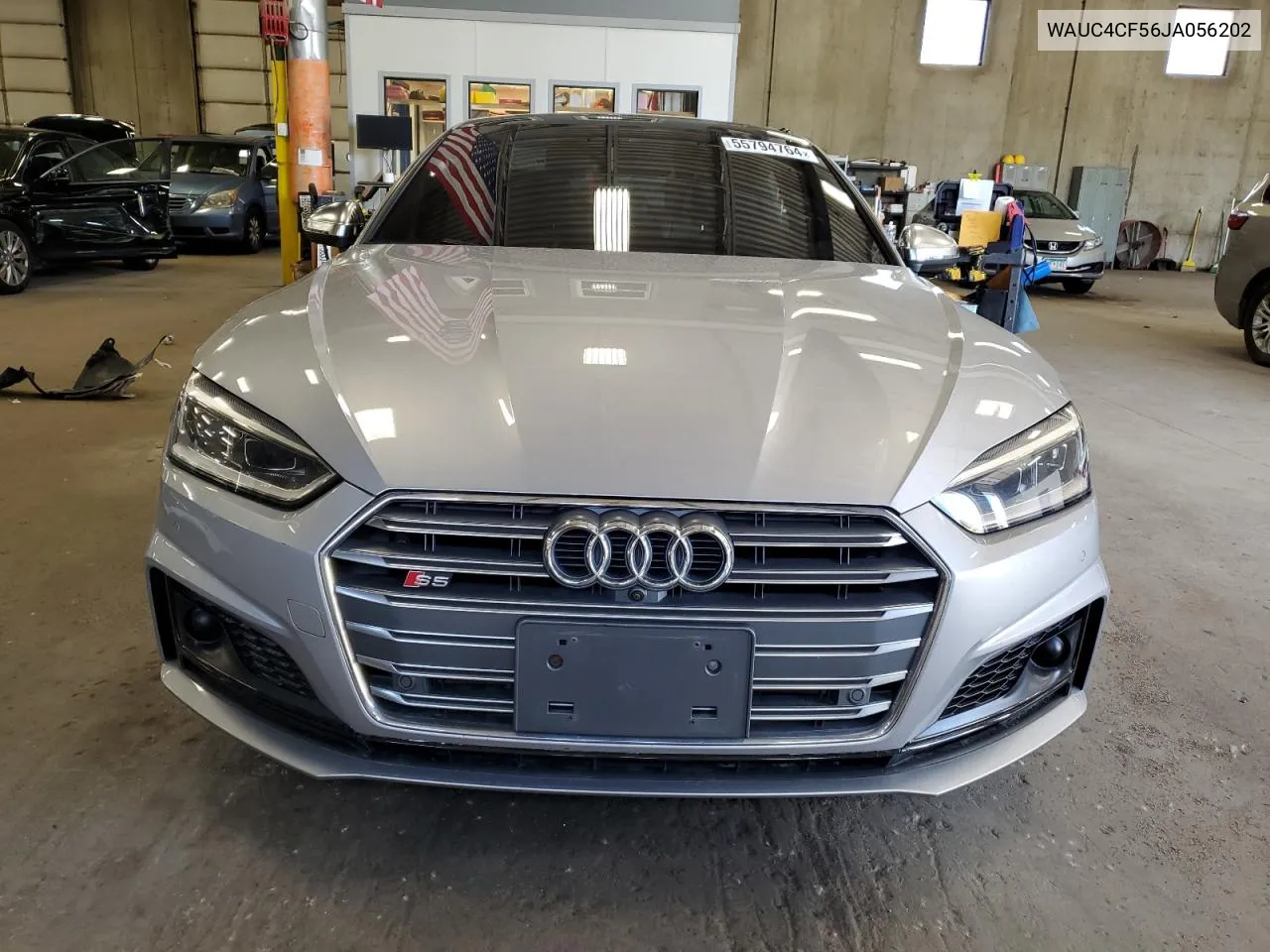 2018 Audi S5 Prestige VIN: WAUC4CF56JA056202 Lot: 55794764