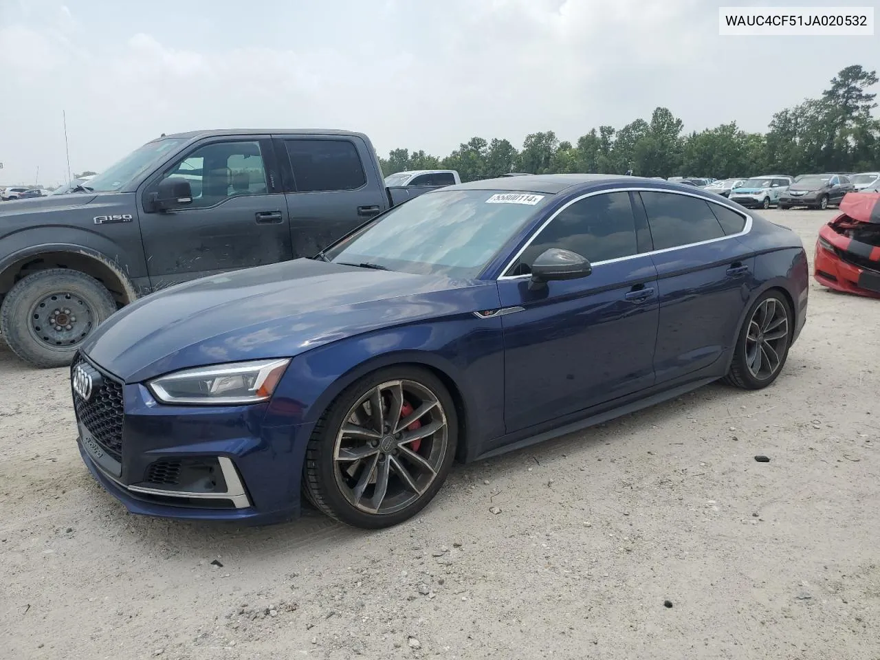 2018 Audi S5 Prestige VIN: WAUC4CF51JA020532 Lot: 55800114