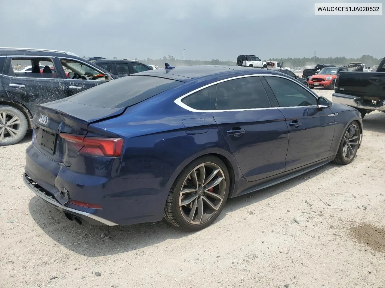 2018 Audi S5 Prestige VIN: WAUC4CF51JA020532 Lot: 55800114