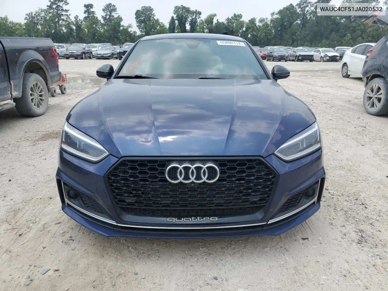 2018 Audi S5 Prestige VIN: WAUC4CF51JA020532 Lot: 55800114