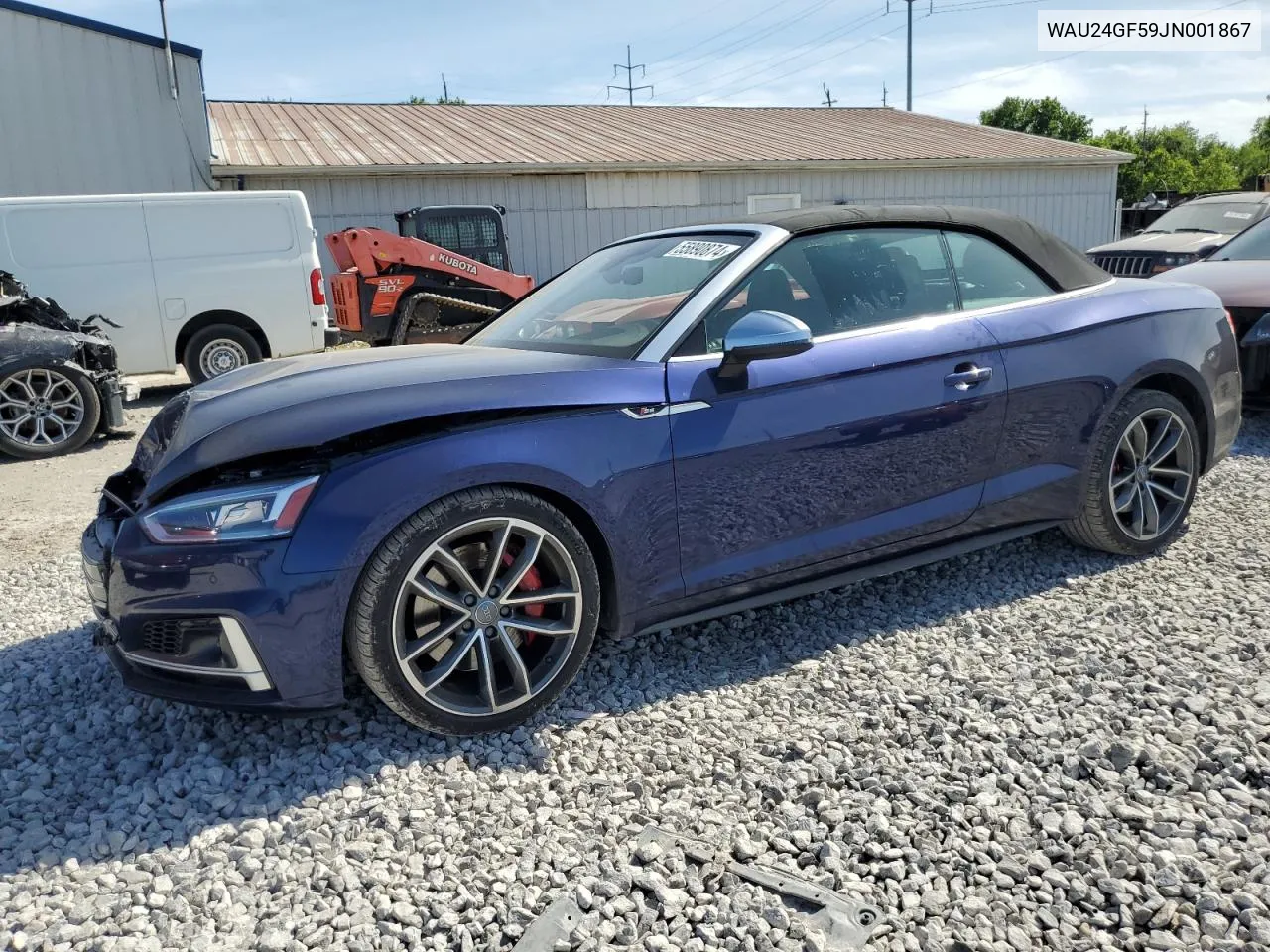 2018 Audi S5 Prestige VIN: WAU24GF59JN001867 Lot: 55890874