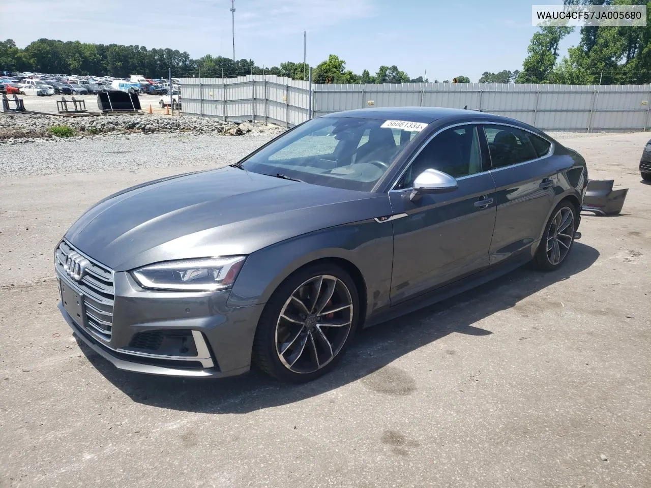 2018 Audi S5 Prestige VIN: WAUC4CF57JA005680 Lot: 56661334