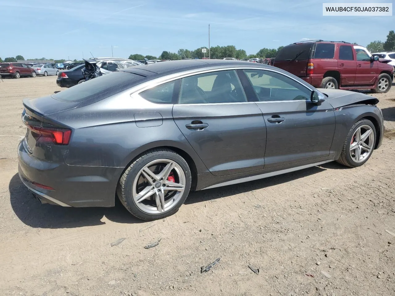 2018 Audi S5 Premium Plus VIN: WAUB4CF50JA037382 Lot: 57078454