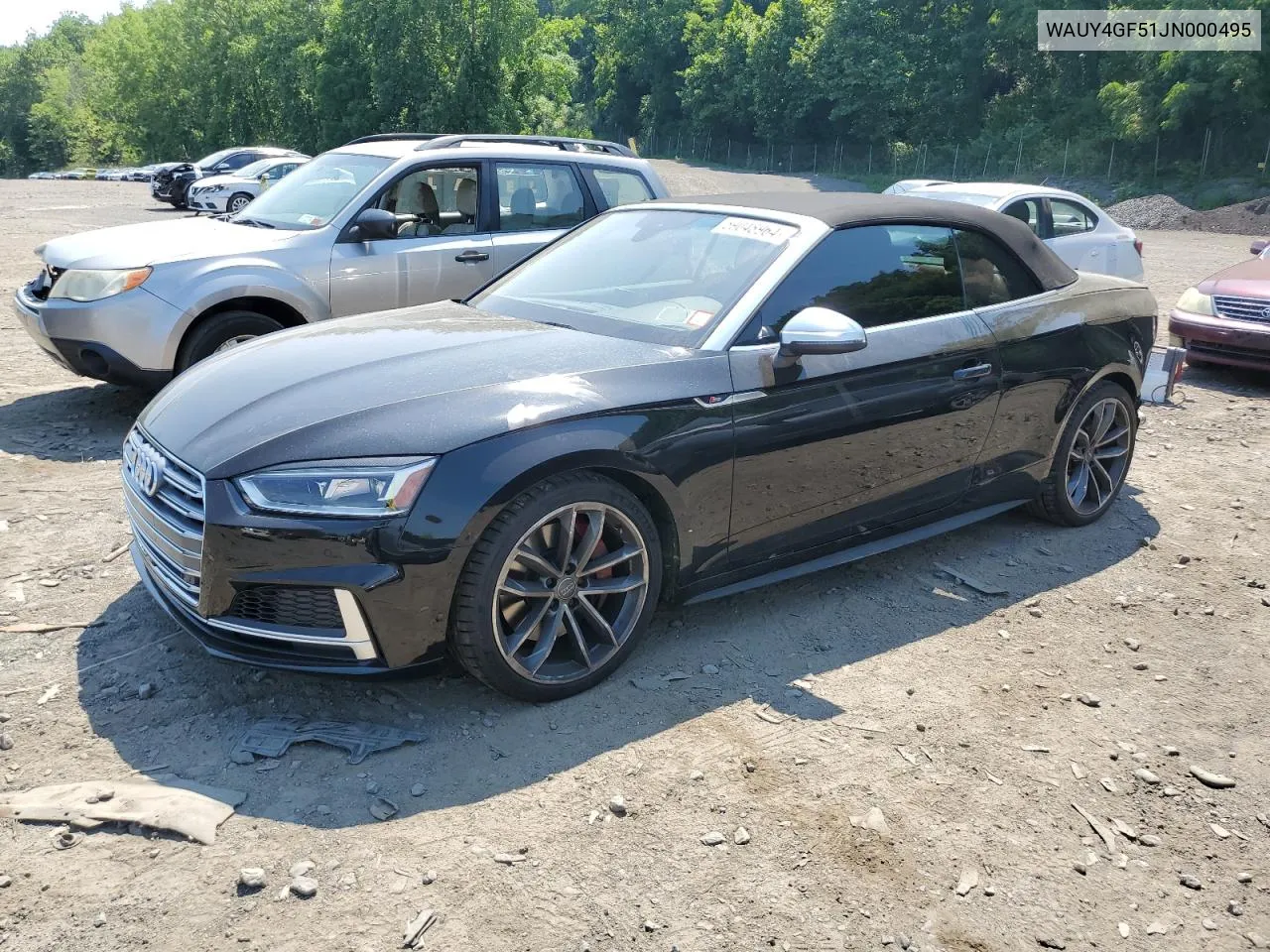 2018 Audi S5 Premium Plus VIN: WAUY4GF51JN000495 Lot: 59048964